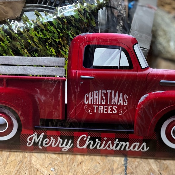 Red Truck with tree - Picture 7 of 9